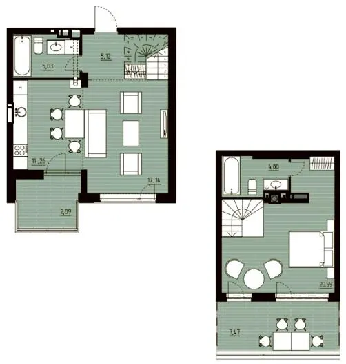 ЖК Wellness Park — 70.4 м²