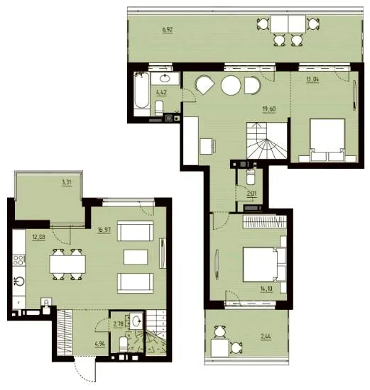 ЖК Wellness Park — 102.6 м²