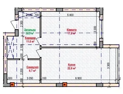 ЖК Атмосфера 2 — 58.3 м²