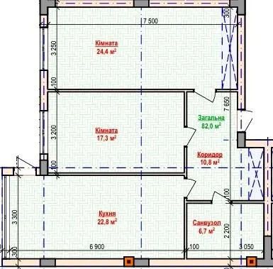 ЖК Атмосфера 2 — 82 м²