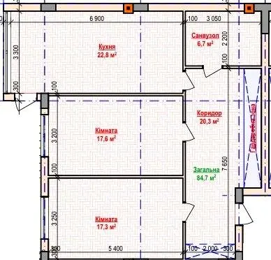 ЖК Атмосфера 2 — 84.7 м²