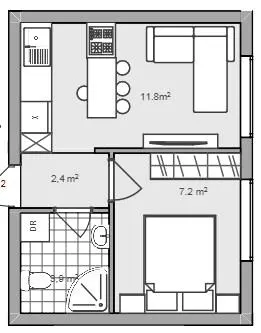 ЖК Europian Residences — 25.3 м²
