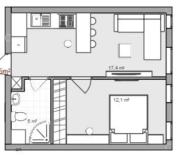 ЖК Europian Residences — 34.5 м²
