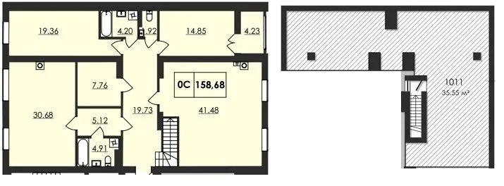 ЖК Магістратський — 158.7 м²