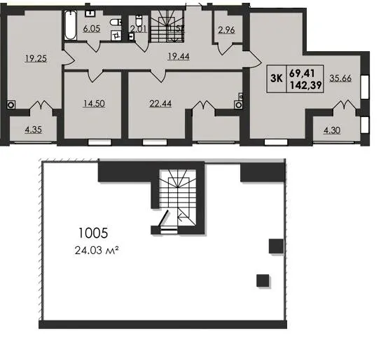 ЖК Магістратський — 142.4 м²