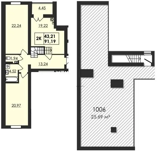 ЖК Магістратський — 91.2 м²