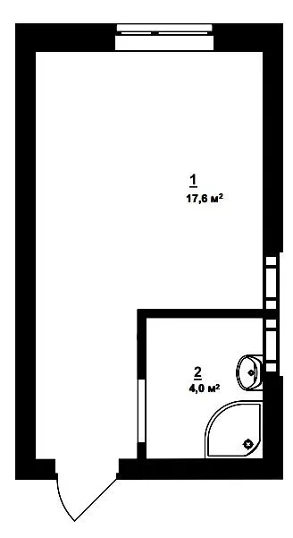 ЖК City Lake — 21.6 м²