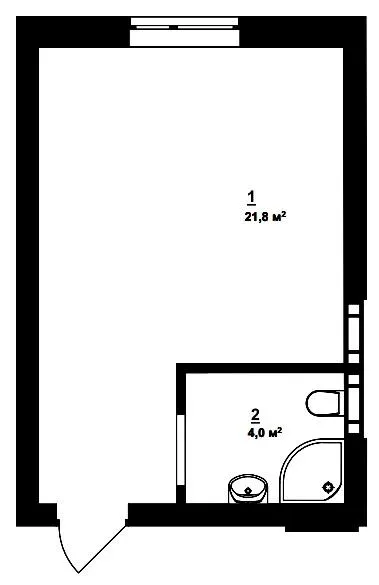 ЖК City Lake — 25.8 м²