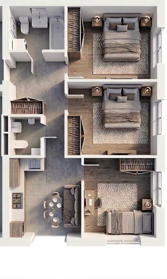 ЖК Комфортне містечко Residence — 58.8 м²