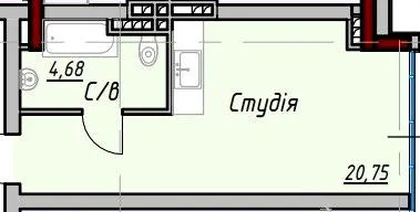 LELEKA by Odesa — 25.4 м²