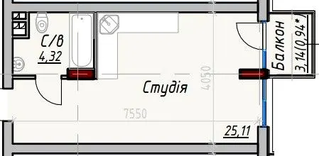 LELEKA by Odesa — 30.4 м²