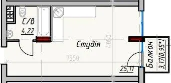 LELEKA by Odesa — 30.3 м²