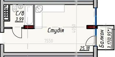 LELEKA by Odesa — 29.9 м²