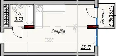 LELEKA by Odesa — 29.9 м²