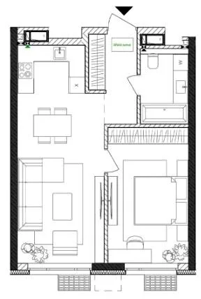 1-кімнатна квартира, 50 м², вул. Євгена Маланюка, 101, Київ — фото 1
