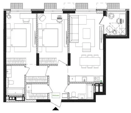 2-кімнатна квартира, 80 м², вул. Євгена Маланюка, 101, Київ — фото 1