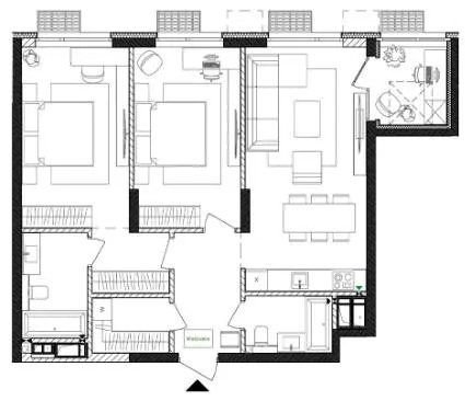 2-кімнатна квартира, 80 м², вул. Євгена Маланюка, 101, Київ