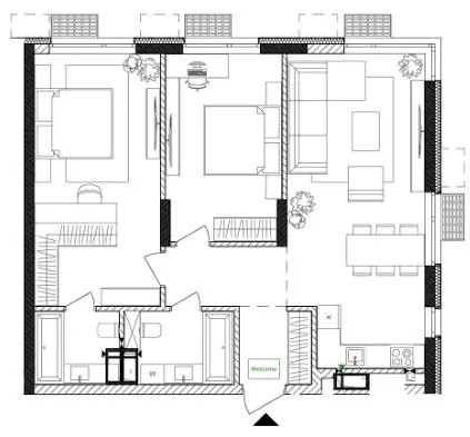 2-кімнатна квартира, 80 м², вул. Євгена Маланюка, 101, Київ