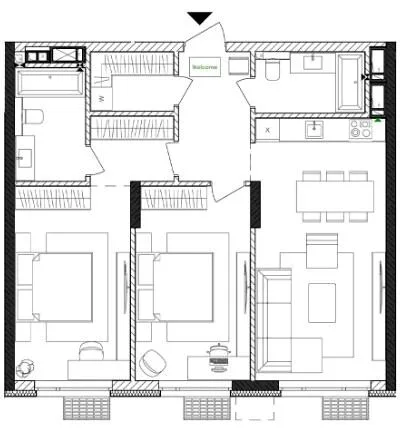 2-кімнатна квартира, 76 м², вул. Євгена Маланюка, 101, Київ — фото 1