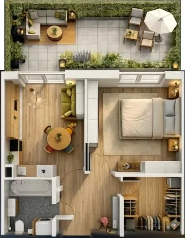 ЖК Петрівський — 31 м²