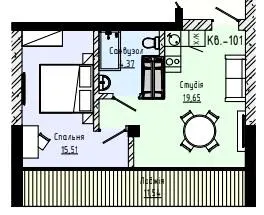 AMA APARTMENTS — 45.3 м²