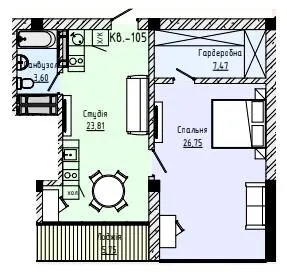 AMA APARTMENTS — 64.5 м²