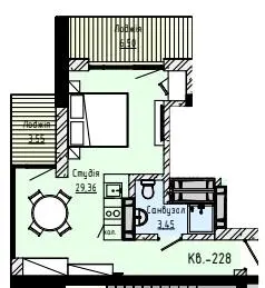AMA APARTMENTS — 37.8 м²
