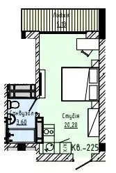 AMA APARTMENTS — 26.4 м²