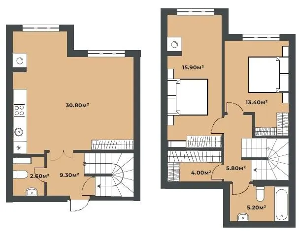 ЖК Софіївські Липки — 87 м²