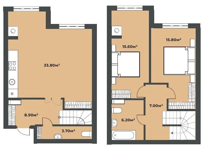 ЖК Софіївські Липки — 91 м²