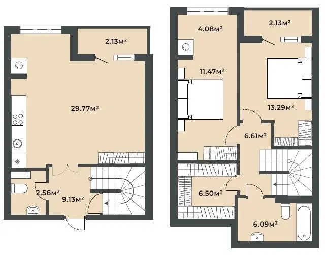 ЖК Софіївські Липки — 94.6 м²