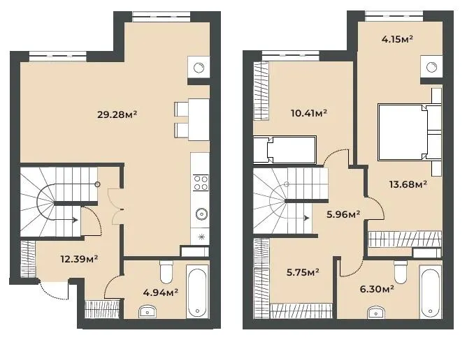 ЖК Софіївські Липки — 93.4 м²