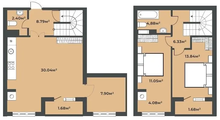 ЖК Софіївські Липки — 93.8 м²