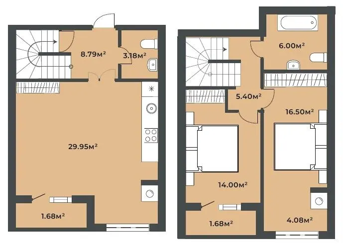 ЖК Софіївські Липки — 87.1 м²