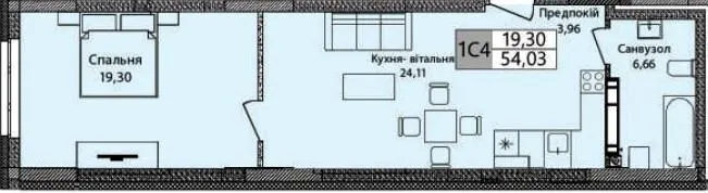 ЖК Olympic Park — 54 м²