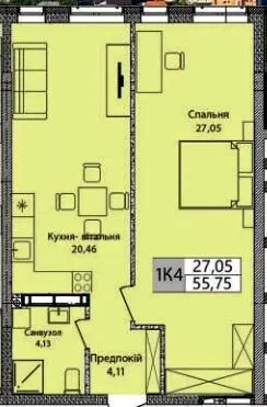 ЖК Olympic Park — 55.8 м²