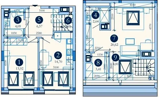 Hyde Park — 73.7 м²