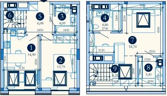 Hyde Park — 72.9 м²