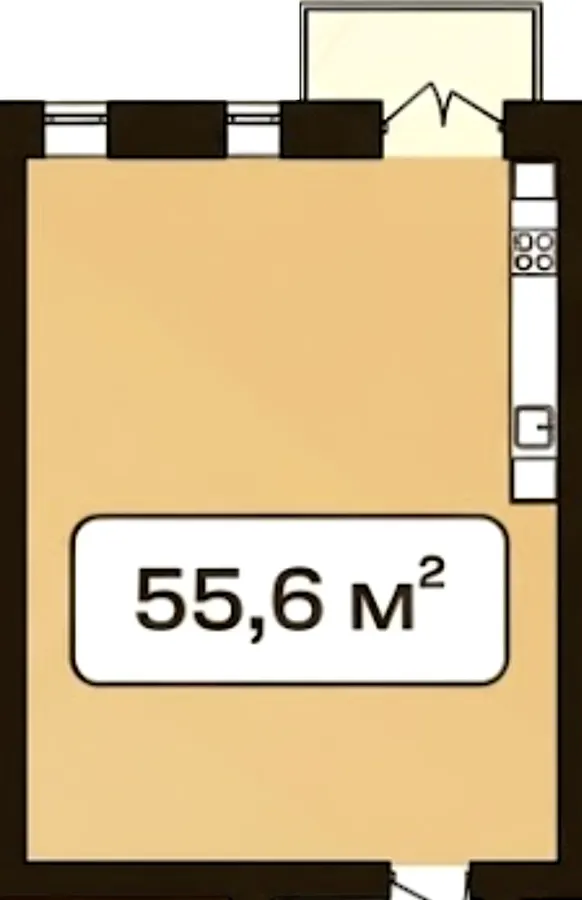 ЖК Status Residence — 55.6 м²