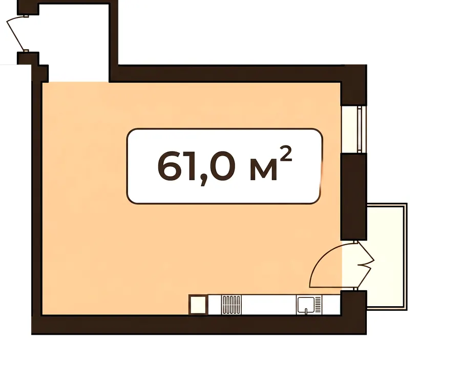 ЖК Status Residence — 61 м²