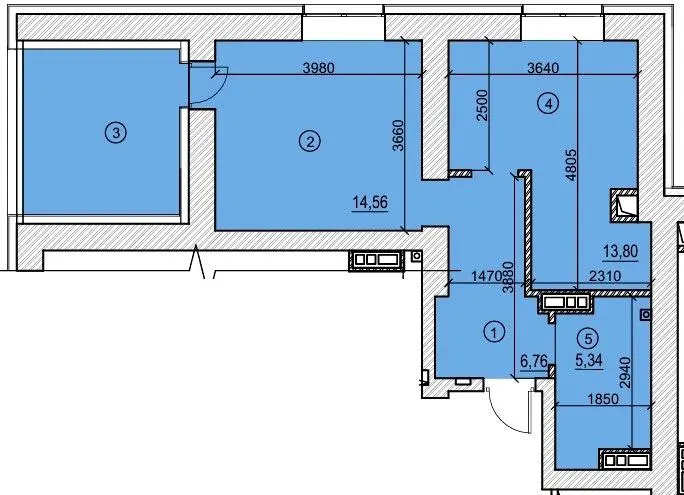 ЖК Сади Вишневі — 40.5 м²