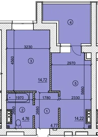 ЖК Сади Вишневі — 38.5 м²