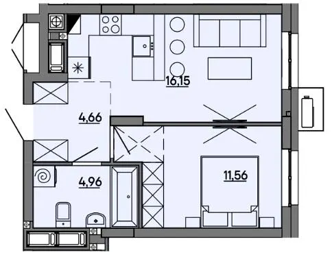 MHouse — 37.3 м²
