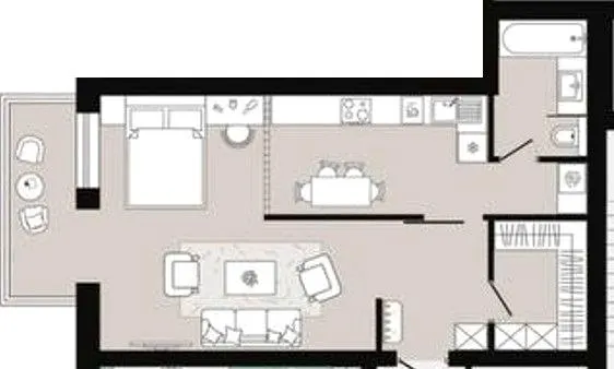 ЖК П'ята Перлина — 53 м²