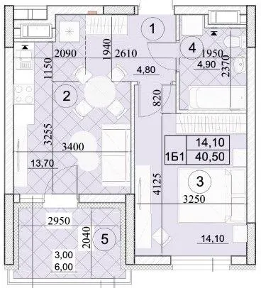 ЖК Kaskad Residence — 40.5 м²