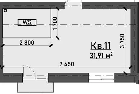 ЖК Обухівський квартал — 31.9 м²