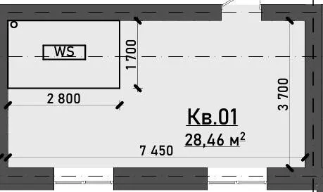 ЖК Обухівський квартал — 28.5 м²
