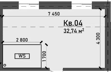 ЖК Обухівський квартал — 32.7 м²