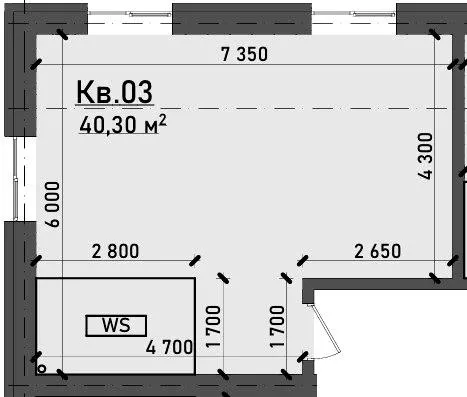 ЖК Обухівський квартал — 40.3 м²