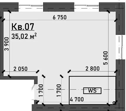 ЖК Обухівський квартал — 35 м²